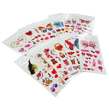 Флеш Тату 11,5*21 см кольорова Tattoo YC-ZT**/RS-3-36