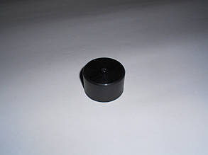 Заглушка кругла для труби 38 мм зовнішня пластикова
