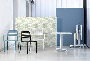 Стільчик для саду пластиковий Nardi Costa бежевий, фото 2