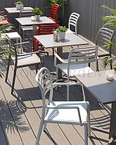 Стільчик для саду пластиковий Nardi Costa бежевий, фото 3