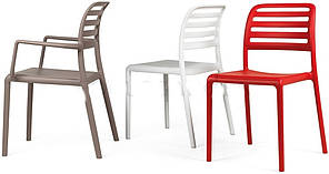 Стільчик для саду пластиковий Nardi Costa бежевий, фото 4