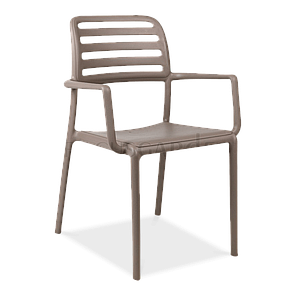 Стільчик для саду пластиковий Nardi Costa бежевий, фото 1