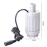 Водяний насос DC, безщітковий занурювальний насос, безшумний заглибний насос 12 В 30 м3/год, фото 2