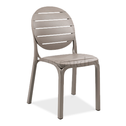 Стільчик пластиковий для веранди Nardi Erica бежевий, фото 1