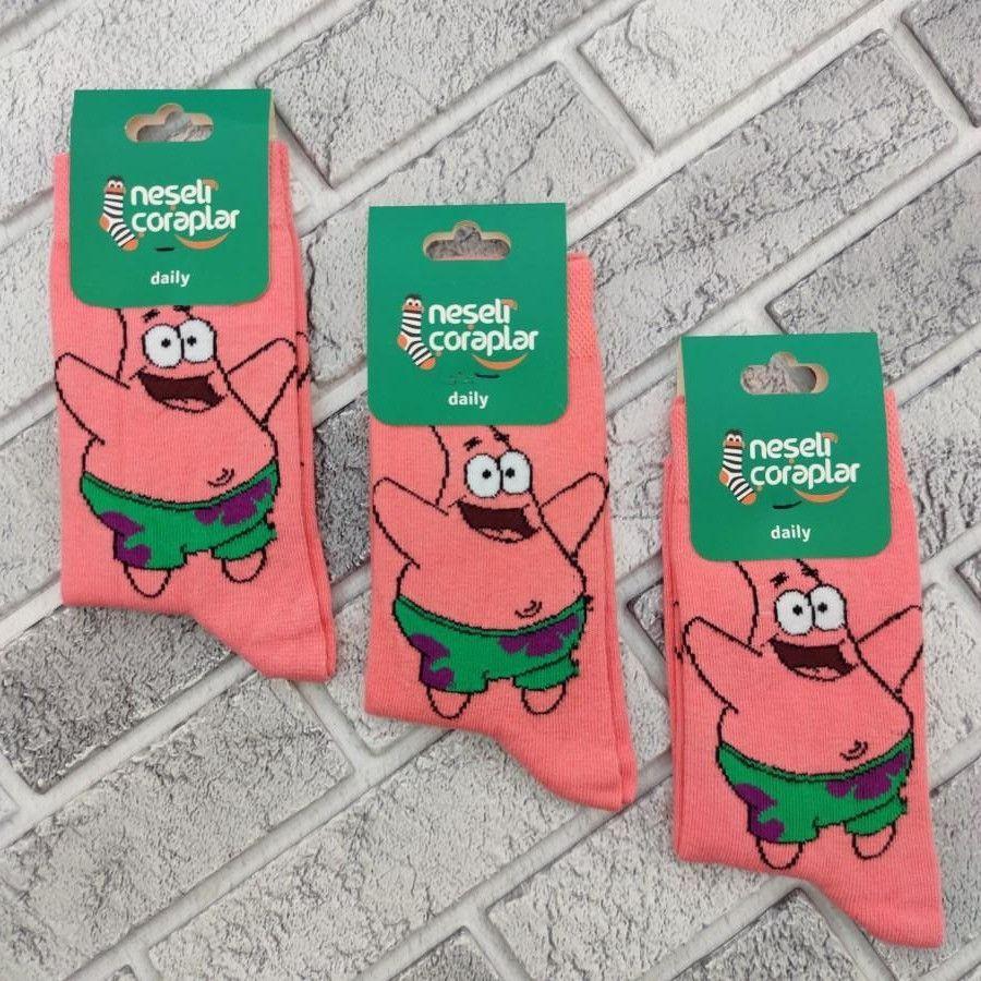 Шкарпетки високі весна/осінь Neseli Coraplar Pink Patrick 7191 Туреччина one size (37-44р) 20034696