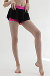 Комплект для pole dance топ з шортами для дівчинки з біфлексу куліра та масла Жасмин р. 26-44, фото 4