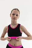 Комплект для pole dance топ з шортами для дівчинки з біфлексу куліра та масла Жасмин р. 26-44, фото 3