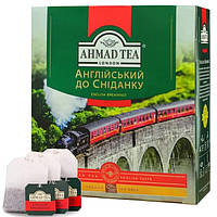 Чай Ахмад 100 пакетиків Англійський до сніданку чорний 100 х 2 г
