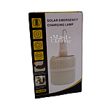 Лампа-ліхтар для кемпінгу Solar Emergency Charging Lamp JK-24 20 Вт світлодіодна лампа LED, фото 7
