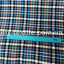 Сорочкова тканина ХБ 145 gm принт клітина Різнокольорова, фото 2