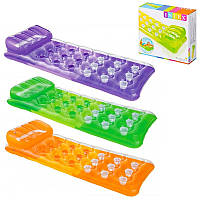 Надувний матрац Intex 58890, склянки 18 шт., підголівник, 188-71 см. до 100 кг. асортимент