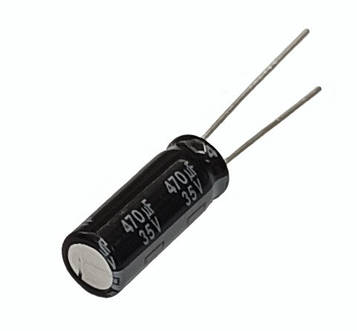 Конденсатор електрол. low-esr 470мкФ 35В Panasonic 105*С FR 8*20 EEUFR1V471L