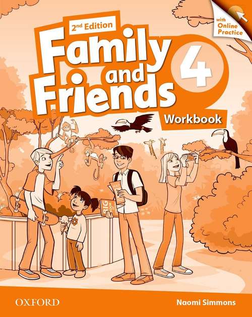 Робочий зошит Family and Friends 2nd Edition 4 Workbook with Online Practice
