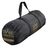 Намет Туристичний Кемпінговий Grand Canyon Topeka 4 Capulet Olive (330028) чотиримісний похідний для відпочинку, фото 10