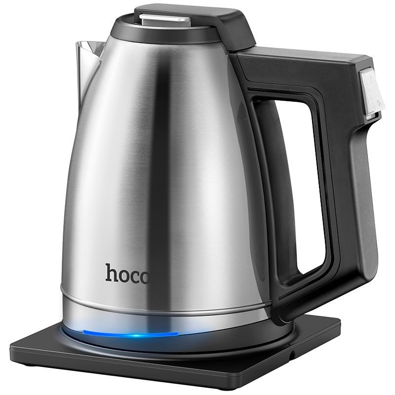 Електрочайник HOCO Cool kitchen HJD02A 1.5 л, сріблястий
