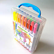 Фломастери 24 кольори в пластиковому пеналі  VECTOR