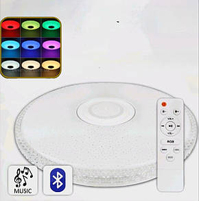 Стельовий Світильник світлодіодний RGB BIOM 70W З ПУЛЬТОМ Д/У SML-R47-70-M-RGB (3000-6500K + RGB), фото 3
