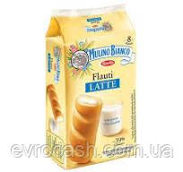 Бісквіти Flauti Mulino bianco latte ( ящик 12 шт )