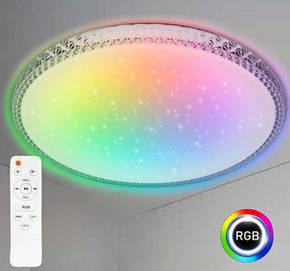 Світильник світлодіодний Biom SMART SML-R45-55-RGB 3000-6000K 55Вт с д/у, фото 1