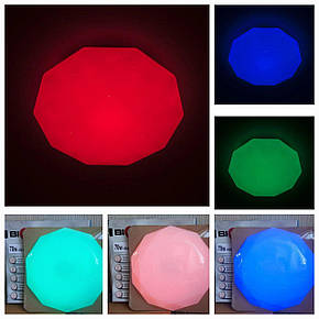 Стельовий Світильник світлодіодний RGB BIOM 55W З ПУЛЬТОМ Д/У SML-R44-55-M-RGB (3000-6500K + RGB), фото 3