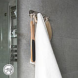 Ручка DND AIRONE, VIS-круг з накладкою під циліндр, матовий хром (к-т), фото 2