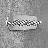 Ручка DND AIRONE, VIS-круг з накладкою під циліндр, матовий хром (к-т), фото 4