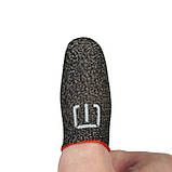 Напальчники ультратонкі безшовні INWORLD (1 пара 2 шт) для гри в телефоні смартфоні PUBG Arena Breakout CODm, фото 3