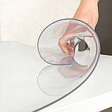 Ручка DND ISABELLA, R-круг з накладкою під циліндр, нікель (к-т), фото 5