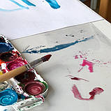 Ручка DND ISABELLA, R-круг з накладкою під циліндр, нікель (к-т), фото 6