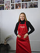 Фартух Latte з брендуванням до 25 см | Фартух з вишивкою логотипу, фото 2