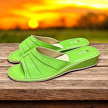 Шкіряні жіночі капці 038-38