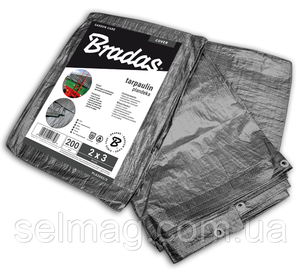 Тент високої міцності GRAY 200 г/м² 10x12 м