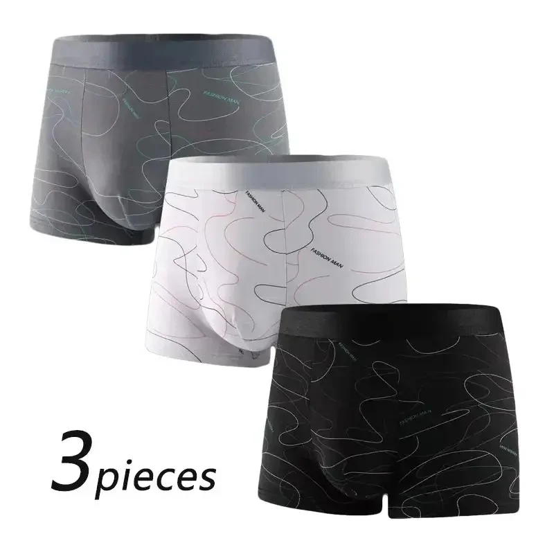 Чоловічі труси боксерки Caike Kaidi 2XL з 3 шт