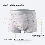 Набір трусів чоловічих Caike Kaidi 2XL з 3 шт боксерів розмір 46-48, фото 2