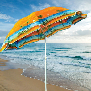Парасолька пляжна 2,2 м з нахилом