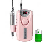 Фрезер для манікюру на акумуляторі STE-101 (рожевий), 35000 об/хв.