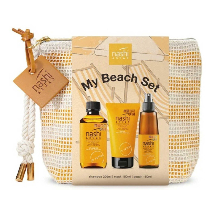 Набір для волосся Nashi Argan Beach (Shampoo,Mask,Beach)