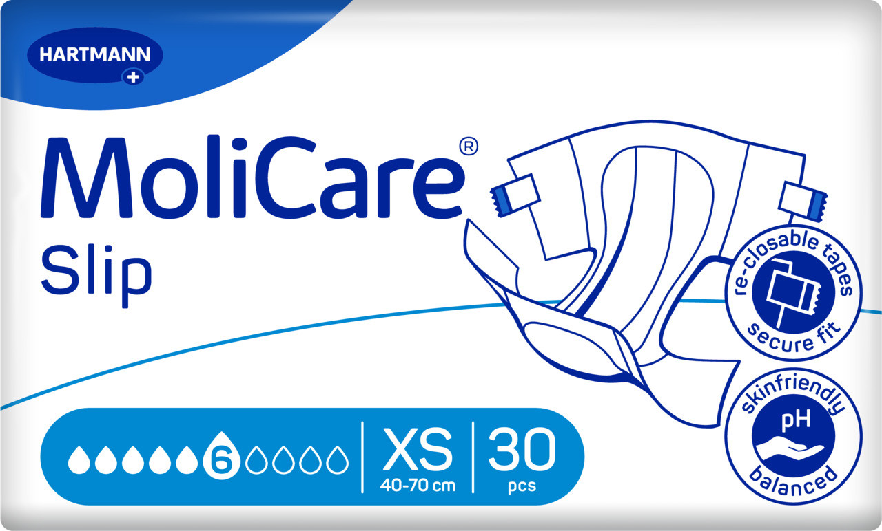 Підгузки для дорослих MoliCare Extra Plus 6 крапель XS 30шт/уп., фото 1
