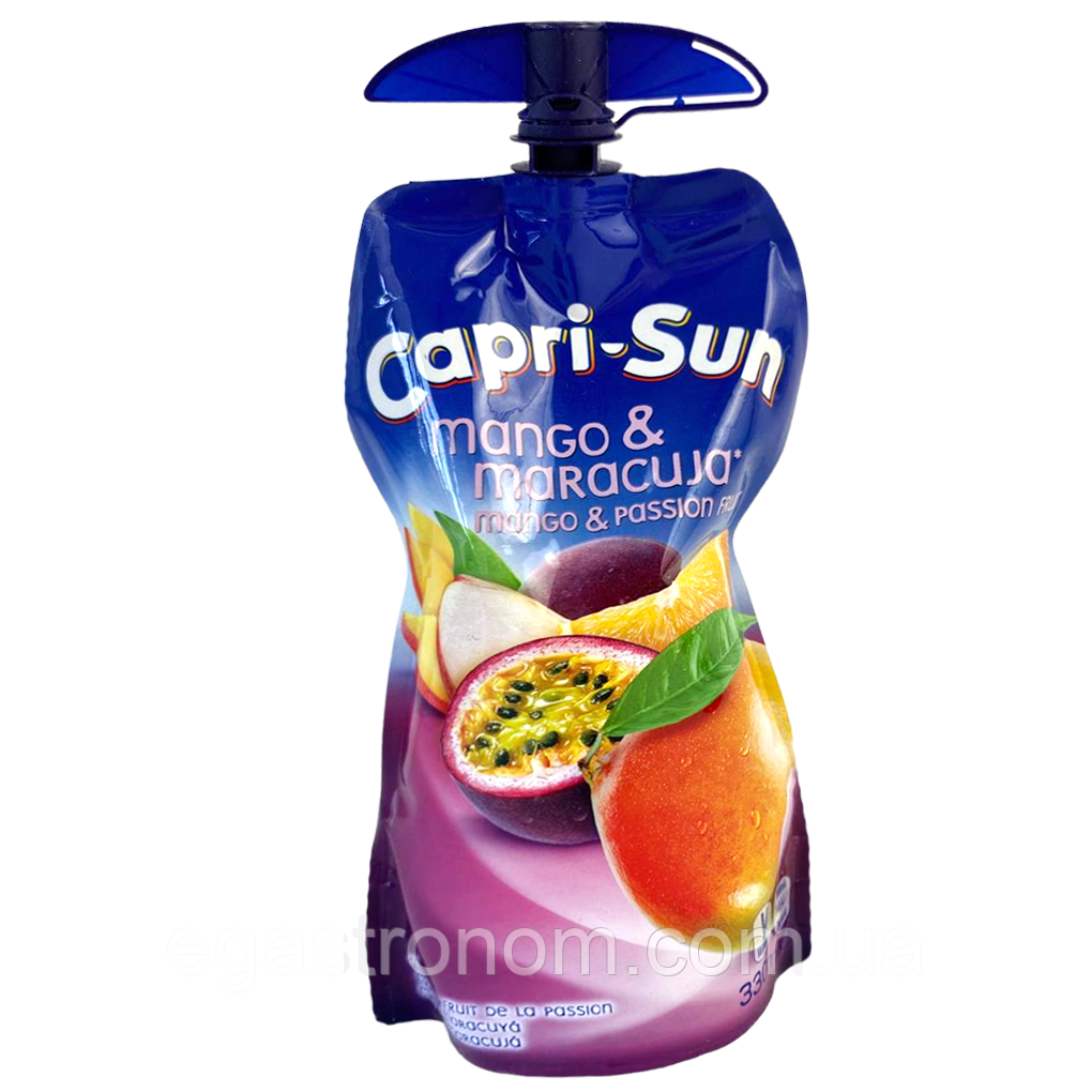 Сік Капрізон манго маракуя Capri-Sun мango мaracuja 330g*15шт/ящ (Код: 00-00003630), фото 1