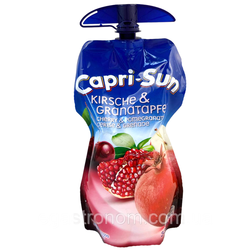 Сік Капрізон вишня гранат Capri-Sun kirsche granatapfel 330g*15шт/ящ (Код: 00-00003626)