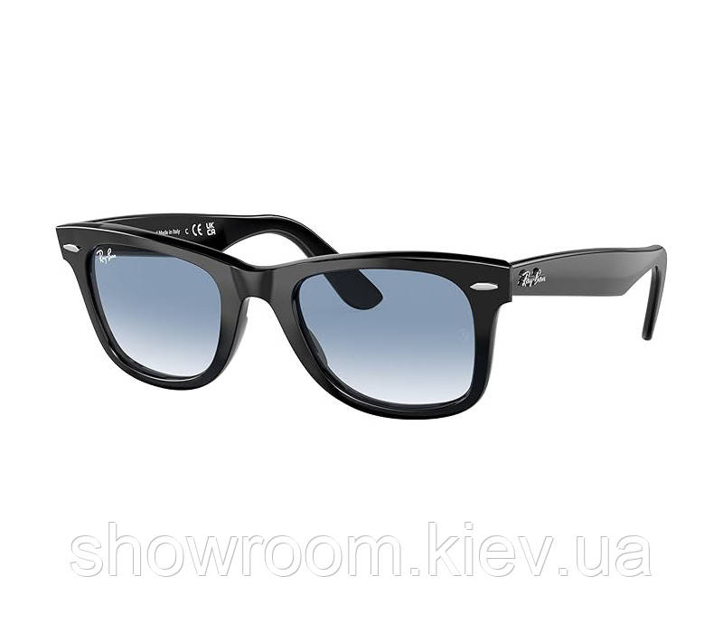 Чоловічі сонцезахисні окуляри в стилі RAY BAN Wayfarer 2140 (901/32) Lux