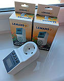 Реле контролю напруги в розетку LM31532-16А "Щит" LEMANSO 230 В 16 А захист перепадів напруги, фото 6
