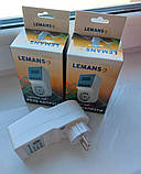 Реле контролю напруги в розетку LM31532-16А "Щит" LEMANSO 230 В 16 А захист перепадів напруги, фото 7