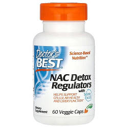 Активне довголіття Doctor's Best NAC Detox Regulators (60 капсул.)