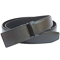 Ремені чоловічі із затискною пряжкою зі шкірозамінника