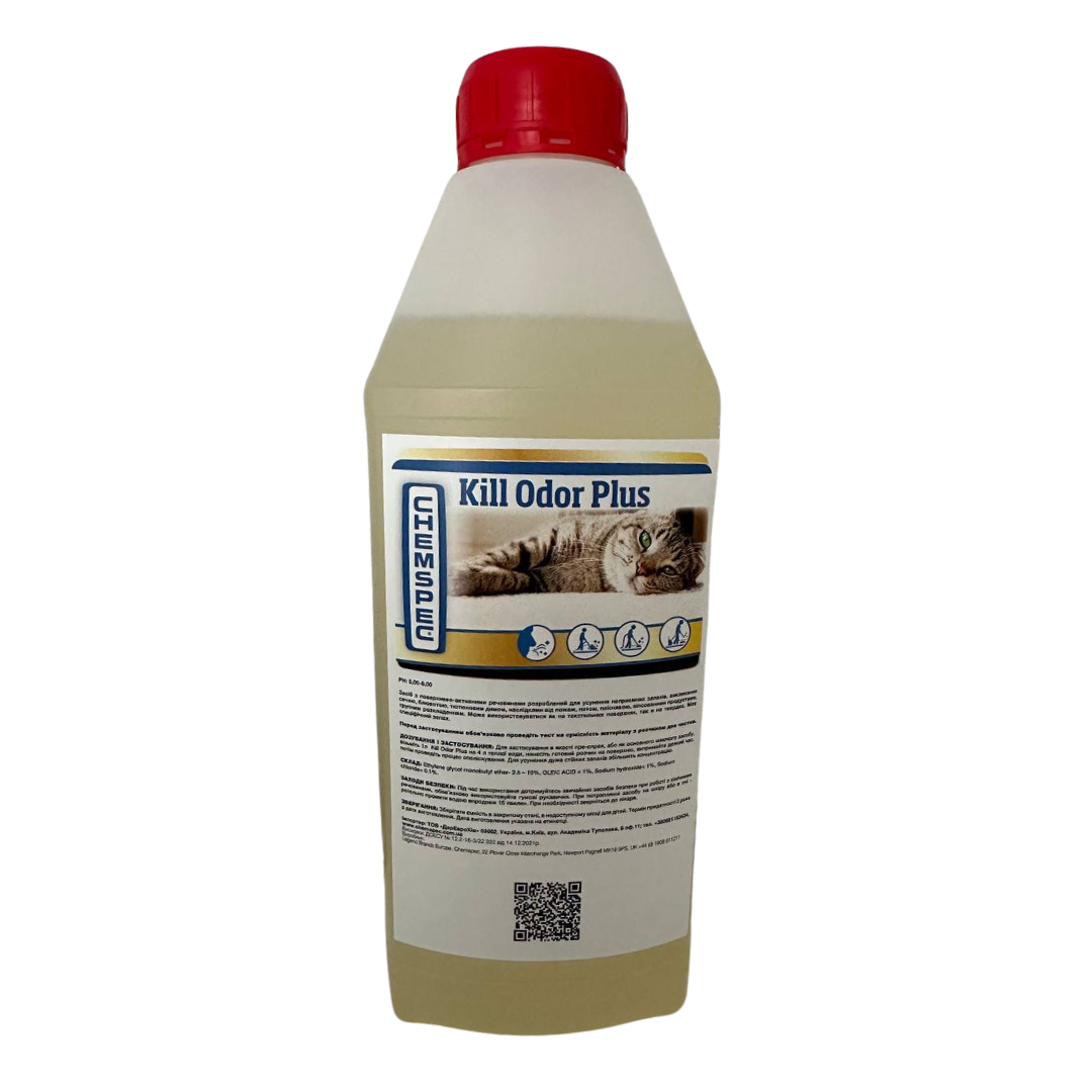 Знищувач запахів + мийний засіб Chemspec Kill Odor PLUS 1 л.