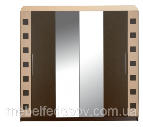 Шафа 4Д Ліра МДФ Ш-1471 (БМФ) 2200х540х2190мм, фото 1