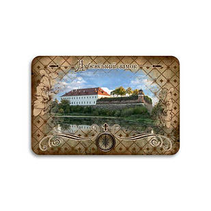 Магніт хдф 90х60 "Дубно. Палац Любомирських"