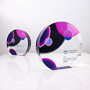 Нагорода із оргскла, 150 мм, Акрил 15 мм, ACRY