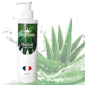 Пілінг для педикюру BioGel + aloe vera (250 мл.) Дизайнер з алое вера (ремувер, біогель)